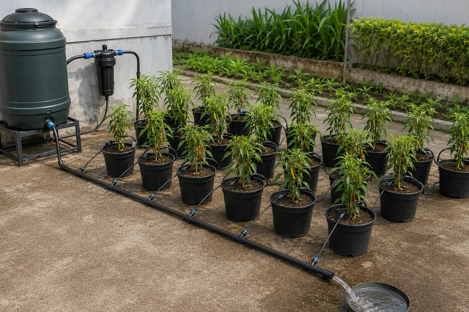 Irigasi Tetes yang Hemat Air