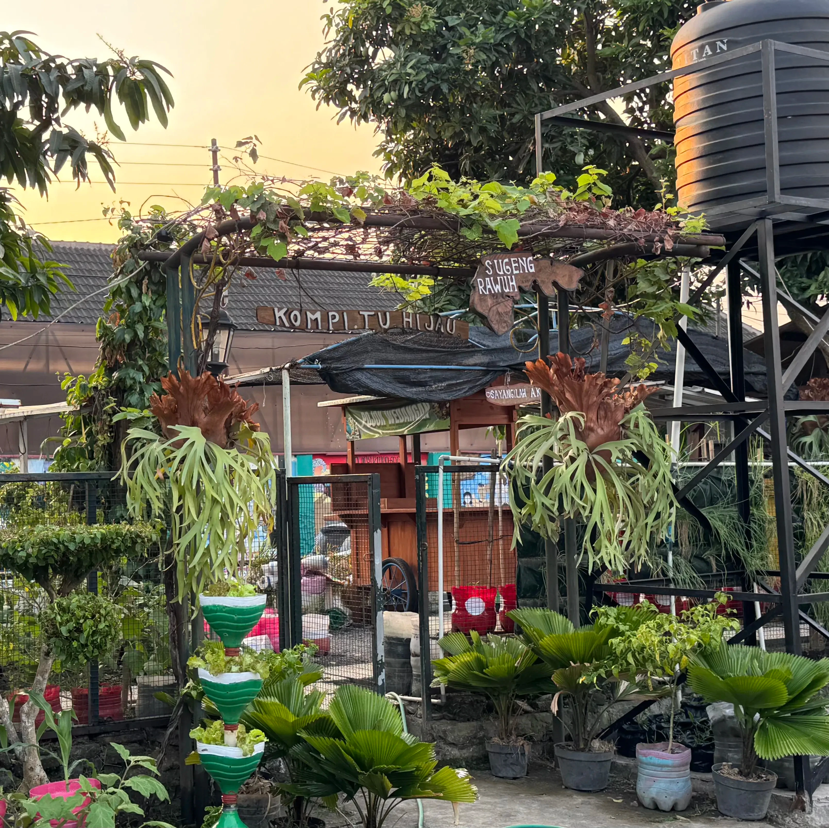 Kompitu sebagai taman hijau dan ruang edukasi